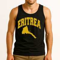 Love Eritrea With Eritrean Map Eritrea Pride Tank Top