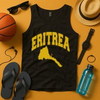 Love Eritrea With Eritrean Map Eritrea Pride Tank Top