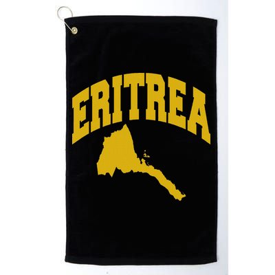Love Eritrea With Eritrean Map Eritrea Pride Golf Towel