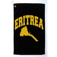 Love Eritrea With Eritrean Map Eritrea Pride Golf Towel