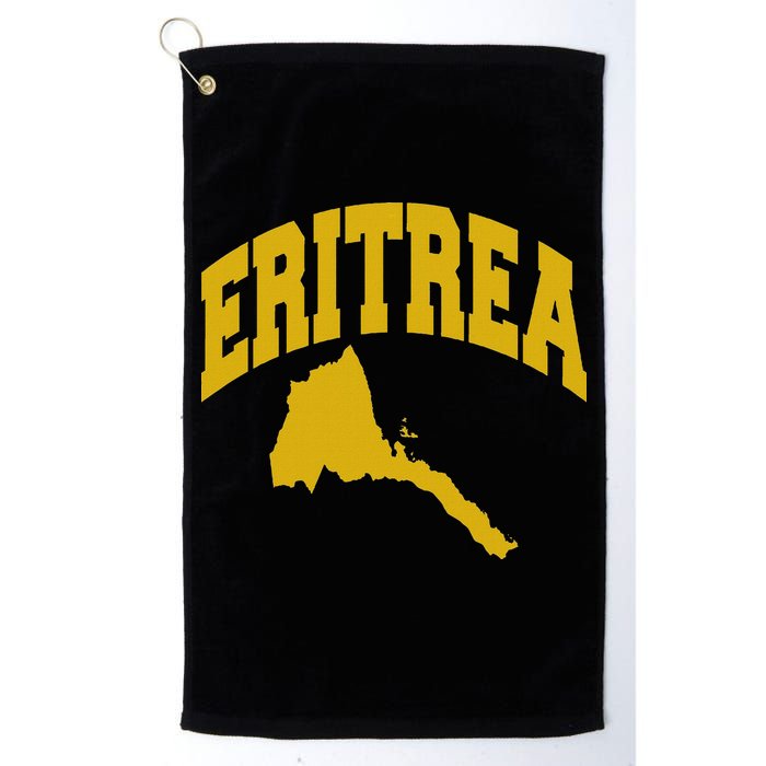 Love Eritrea With Eritrean Map Eritrea Pride Golf Towel