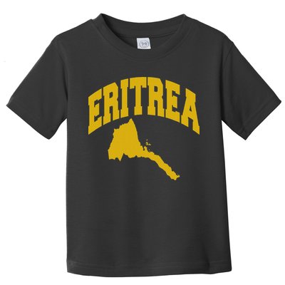 Love Eritrea With Eritrean Map Eritrea Pride Toddler T-Shirt