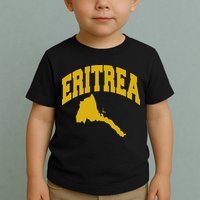 Love Eritrea With Eritrean Map Eritrea Pride Toddler T-Shirt
