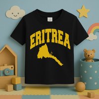 Love Eritrea With Eritrean Map Eritrea Pride Toddler T-Shirt