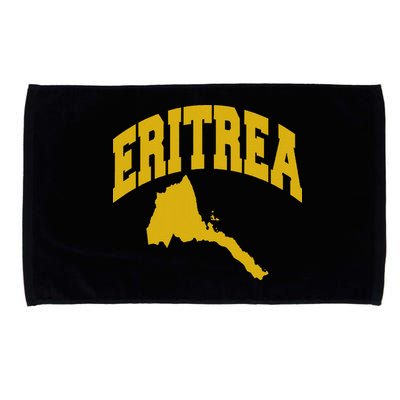 Love Eritrea With Eritrean Map Eritrea Pride Microfiber Hand Towel