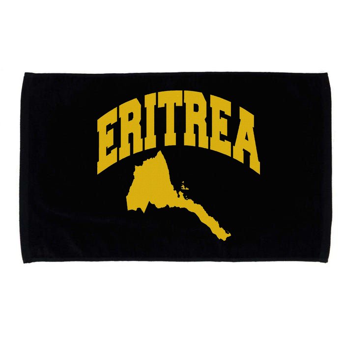 Love Eritrea With Eritrean Map Eritrea Pride Microfiber Hand Towel