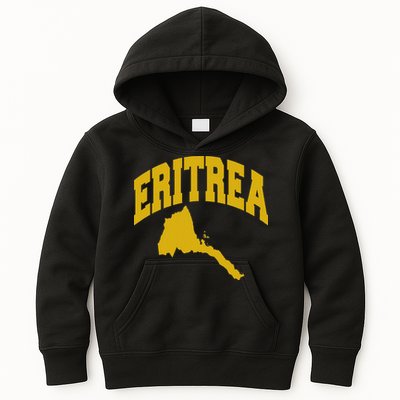 Love Eritrea With Eritrean Map Eritrea Pride Kids Hoodie