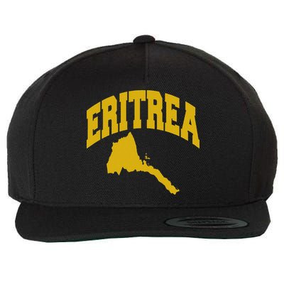 Love Eritrea With Eritrean Map Eritrea Pride Wool Snapback Cap
