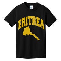 Love Eritrea With Eritrean Map Eritrea Pride Kids T-Shirt