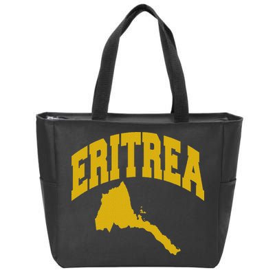 Love Eritrea With Eritrean Map Eritrea Pride Zip Tote Bag