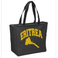 Love Eritrea With Eritrean Map Eritrea Pride Zip Tote Bag