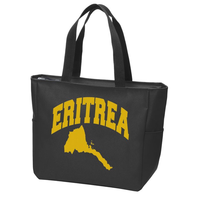 Love Eritrea With Eritrean Map Eritrea Pride Zip Tote Bag