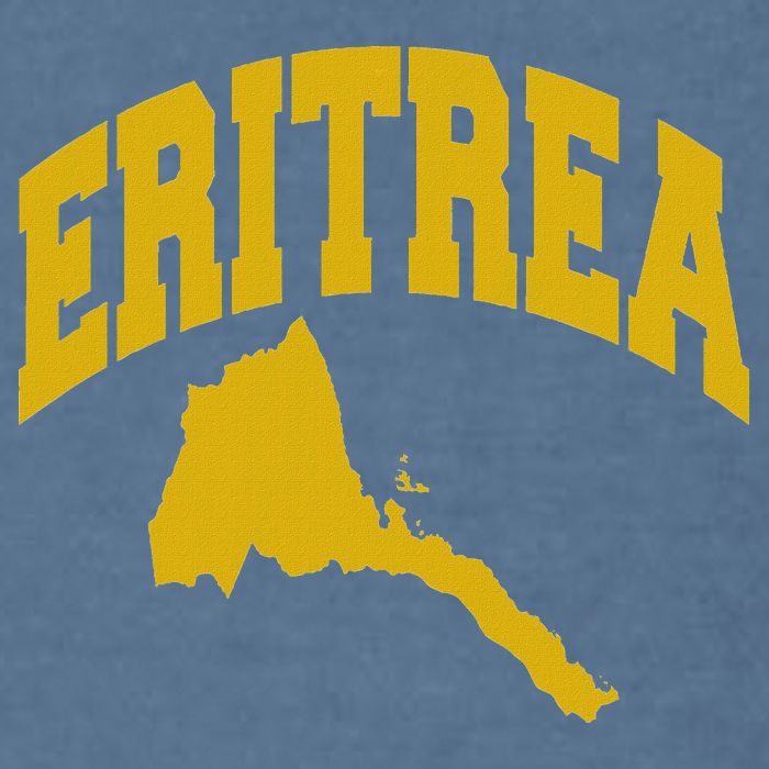 Love Eritrea With Eritrean Map Eritrea Pride Garment-Dyed Sweatshirt