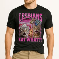 Lesbians Eat What Funny Offensive Cat Bootleg Sarcastic Cooling Performance Crew T-Shirt
