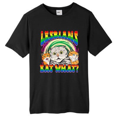 Lesbians Eat What Cat National Coming Out Day LGBQ Pride Tall Fusion ChromaSoft Performance T-Shirt