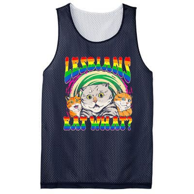 Lesbians Eat What Cat National Coming Out Day LGBQ Pride Mesh Reversible Basketball Jersey Tank