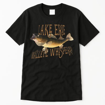 Lake Erie Walleye Whisperer Fishing Tall T-Shirt