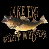 Lake Erie Walleye Whisperer Fishing Women's V-Neck T-Shirt