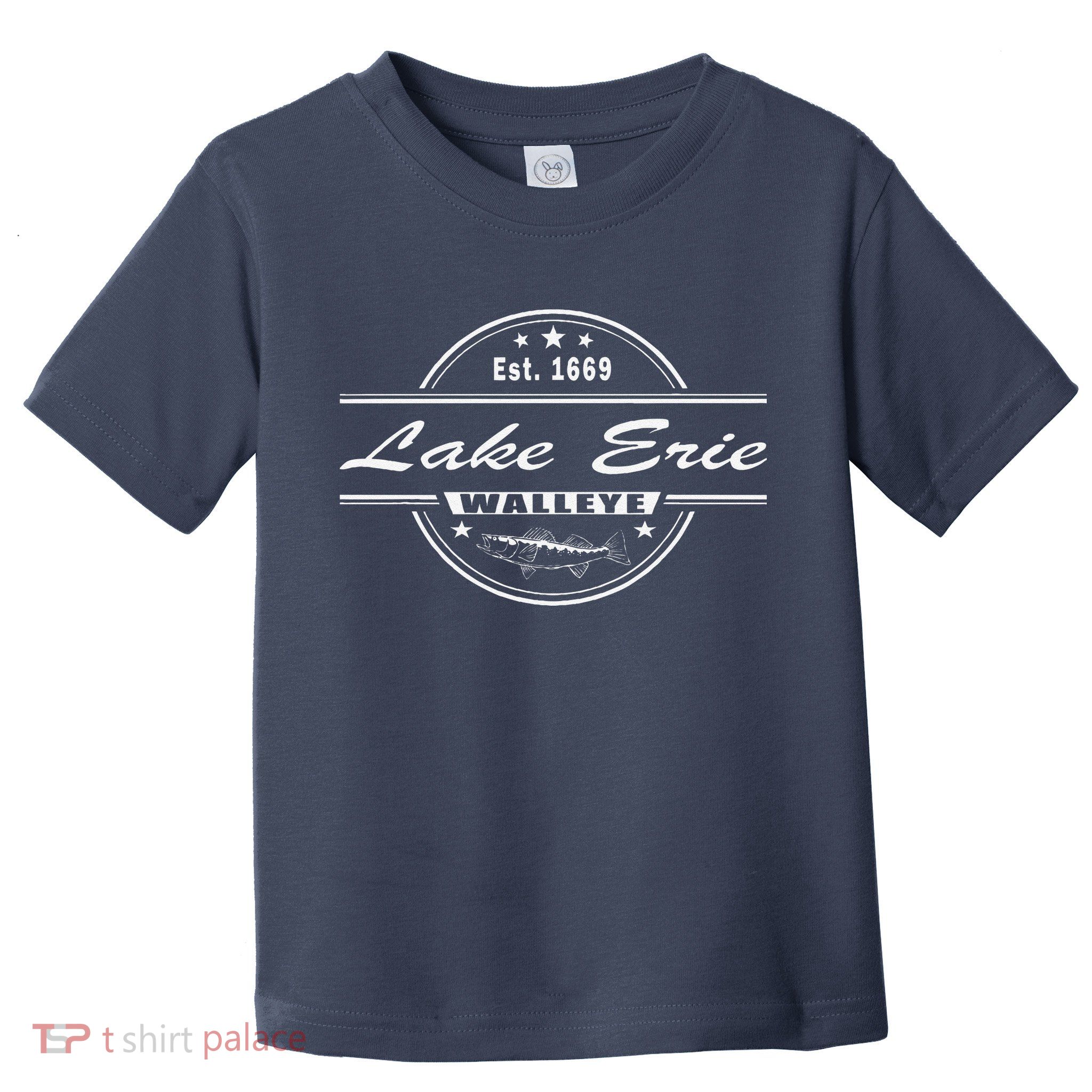 Lake Erie Walleye Fishing Souvenir For Walleye Fishing Toddler T-Shirt