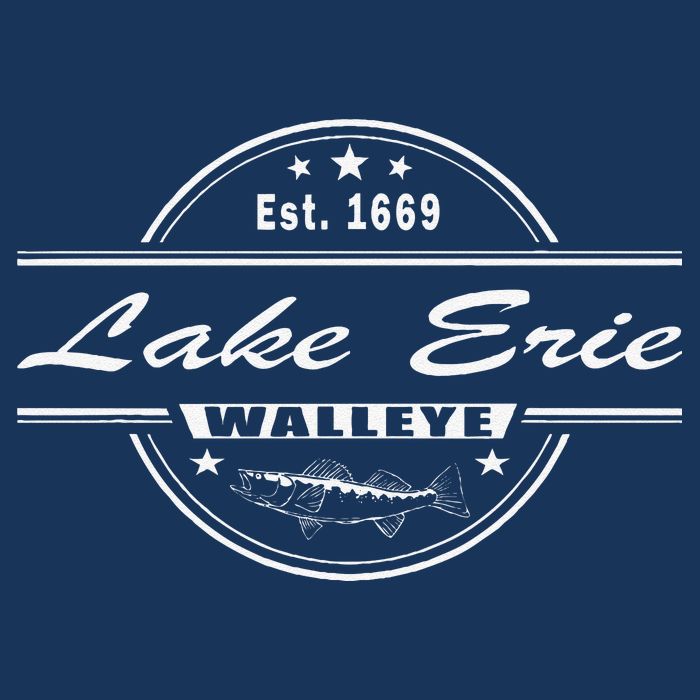Lake Erie Walleye Fishing Souvenir For Walleye Fishing Zip Tote Bag