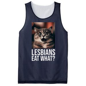 Lesbians Eat What Funny Cat Meme Mesh Reversible Basketball Jersey Tank