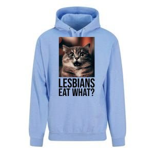 Lesbians Eat What Funny Cat Meme Unisex Surf Hoodie