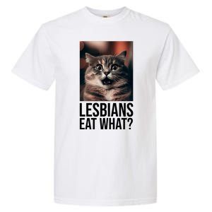 Lesbians Eat What Funny Cat Meme Garment-Dyed Heavyweight T-Shirt