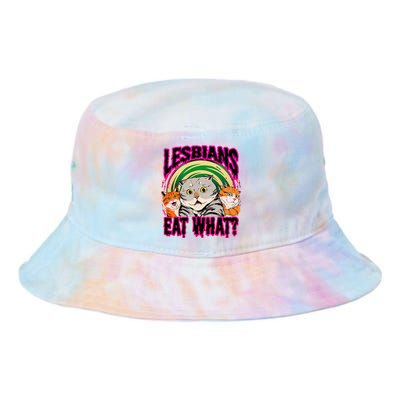 Lesbians Eat What Funny Cats Love Cute Women Boy Tie Dye Newport Bucket Hat