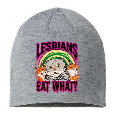 Lesbians Eat What Funny Cats Love Cute Women Boy Sustainable Beanie