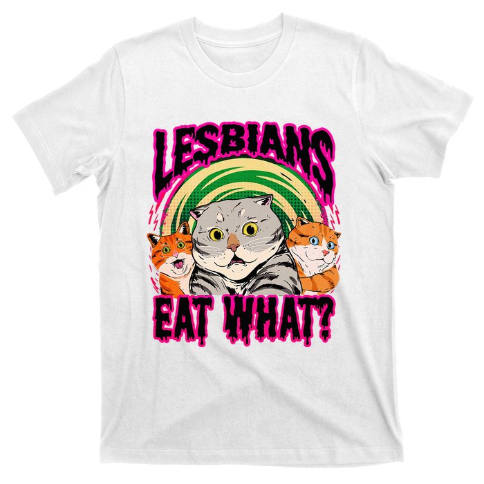 Lesbians Eat What Funny Cats Love Cute Women Boy T-Shirt