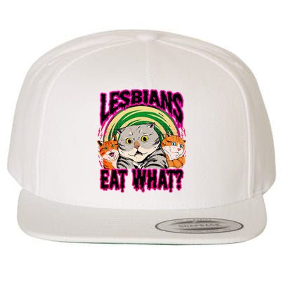 Lesbians Eat What Funny Cats Love Cute Women Boy Wool Snapback Cap