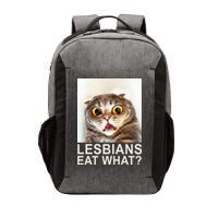 Lesbians Eat What Funny Cat Vector Backpack