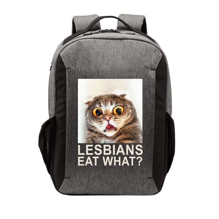 Lesbians Eat What Funny Cat Vector Backpack