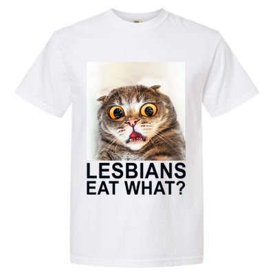 Lesbians Eat What Funny Cat Garment-Dyed Heavyweight T-Shirt