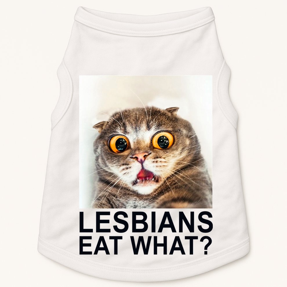 Lesbians Eat What Funny Cat Doggie Tank