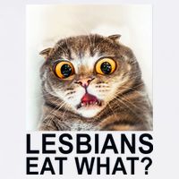 Lesbians Eat What Funny Cat Tall T-Shirt