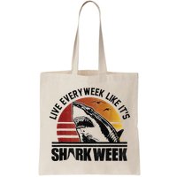 Live Every Week Like It'ss Shark Weeks Shark Lover Bag