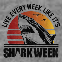 Live Every Week Like It'ss Shark Weeks Shark Lover Toddler Hoodie