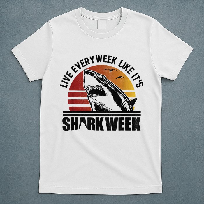 Live Every Week Like It'ss Shark Weeks Shark Lover T-Shirt