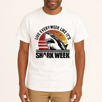 Live Every Week Like It'ss Shark Weeks Shark Lover Tall T-Shirt