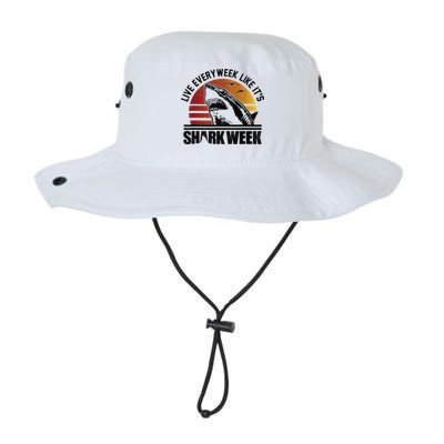 Live Every Week Like It'ss Shark Weeks Shark Lover Bucket Hat