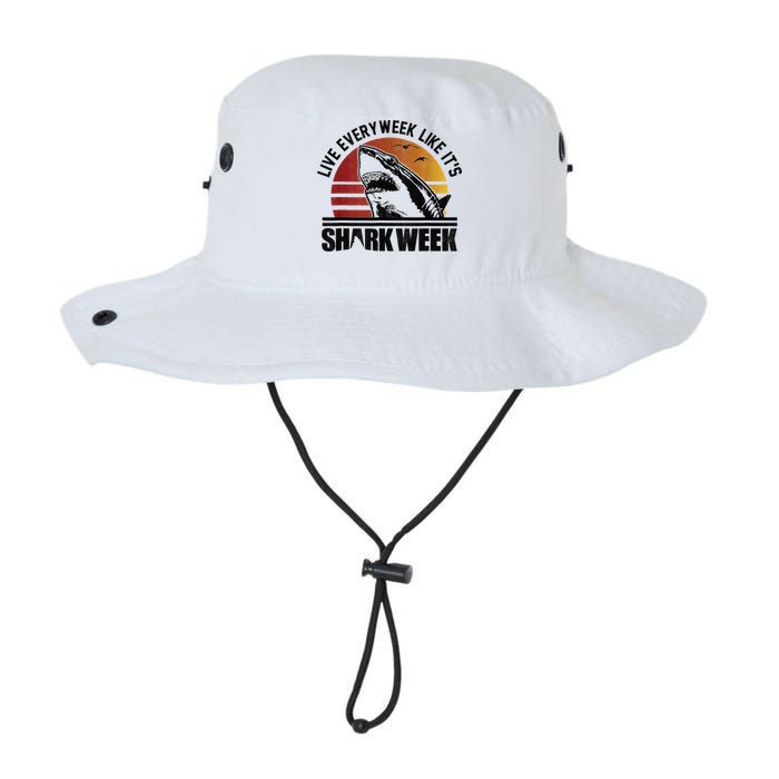 Live Every Week Like It'ss Shark Weeks Shark Lover Bucket Hat
