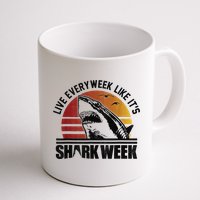 Live Every Week Like It'ss Shark Weeks Shark Lover Mug