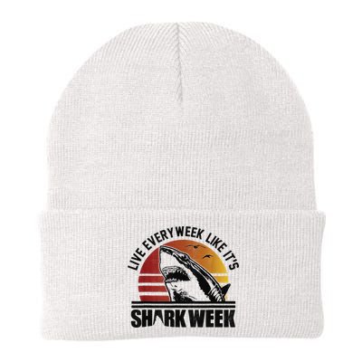 Live Every Week Like It'ss Shark Weeks Shark Lover Beanie