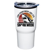 Live Every Week Like It'ss Shark Weeks Shark Lover Tumbler