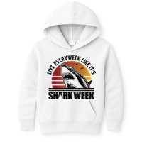 Live Every Week Like It'ss Shark Weeks Shark Lover Kids Hoodie
