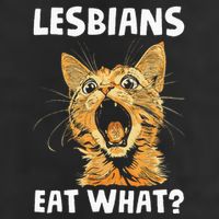 Lesbians Eat What 7 Panel Mesh Trucker Snapback Hat