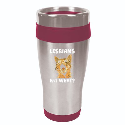 Lesbians Eat What 16oz Travel Tumbler