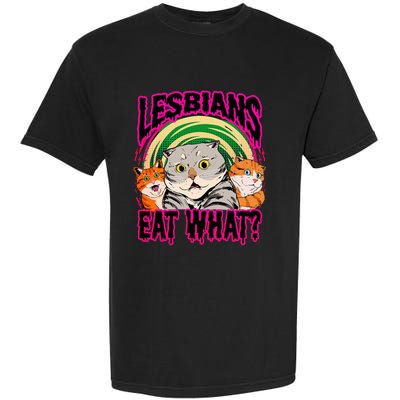 Lesbians Eat What Funny Cats Love Cute Women Boy Garment-Dyed Heavyweight T-Shirt