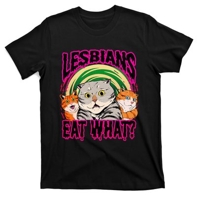 Lesbians Eat What Funny Cats Love Cute Women Boy T-Shirt